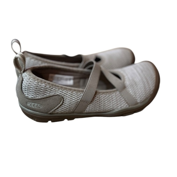 Keen Womens Hush Knit Mary Jane CNX Slip On Shoes Size 6 Beige Tan Outdoor - Picture 1 of 6
